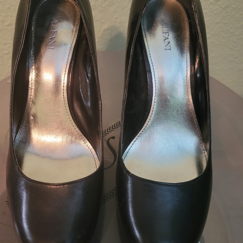 Women's Alfani Black Platform Heels